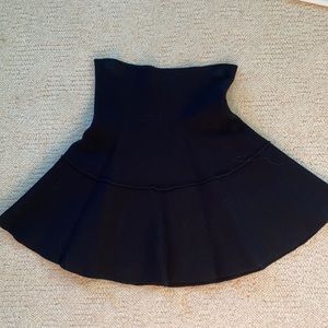 Black racer skirt